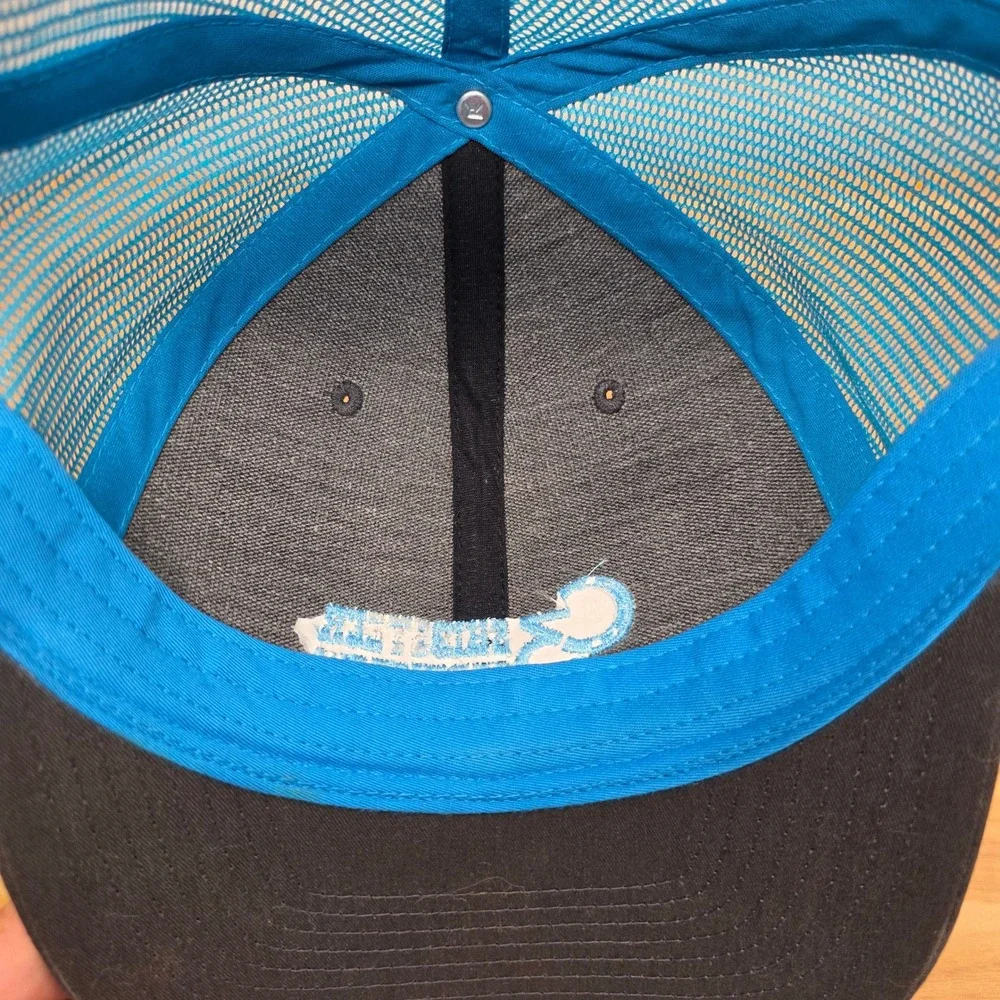 Richardson 112 Mens OSFA Grey Blue Excellent C3 Skidsteer Snapback Baseball Cap